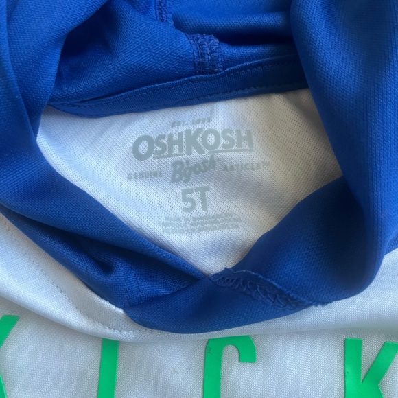 Oshkosh Activewear tee hoodie 5T - Picture 5 of 6
